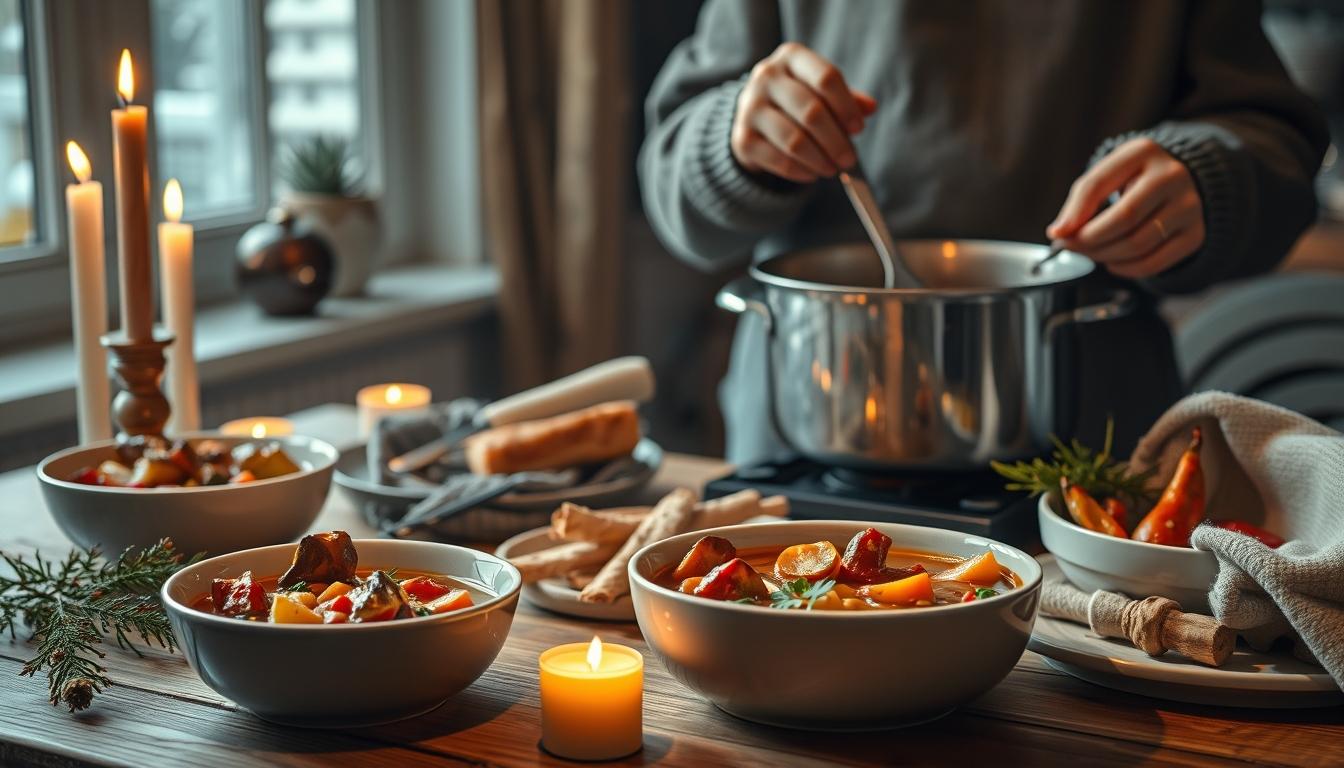 Comforting homemade dinner dish